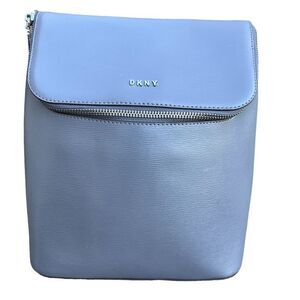 DKNY Silver Top Handle Backpack Handbag